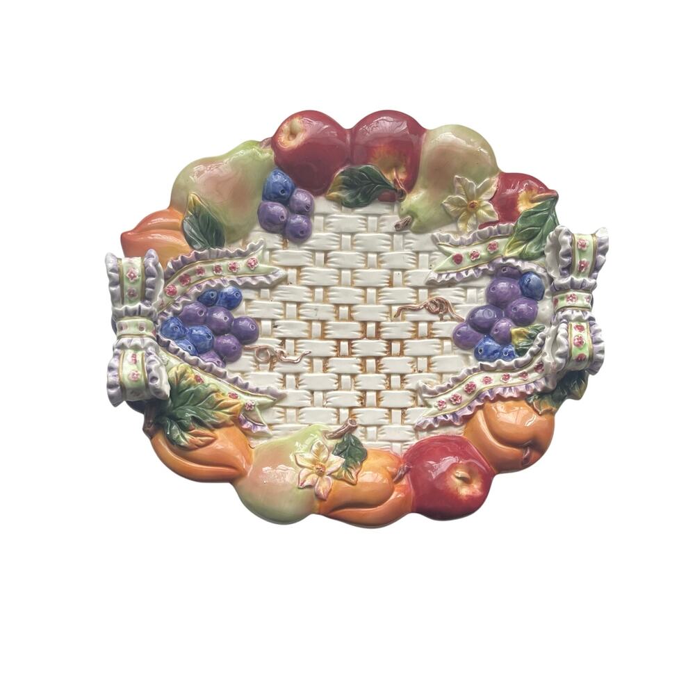 Fitz and Floyd Autumn Bounty plate Autumn Bounty collection (1996-1999).